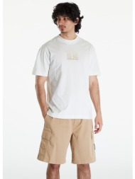 μπλουζάκι calvin klein jeans embroidery patch t-shirt white m