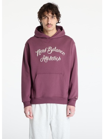 φούτερ new balance athletics relaxed league hoodie violet m σε προσφορά