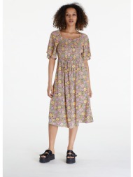 φορέματα roxy tropical sunshine root beer all about sol midi xs