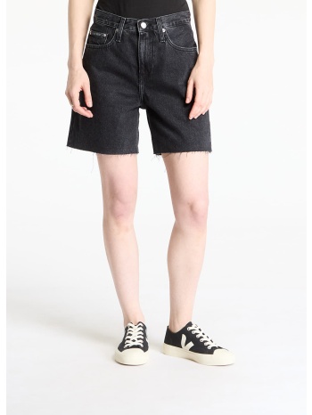 calvin klein jeans bermuda short denim black 25 σε προσφορά