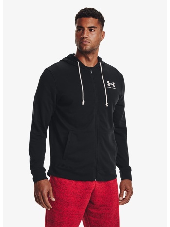 φούτερ under armour rival terry full-zip black s σε προσφορά