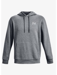 φούτερ under armour essential fleece hoodie gray s