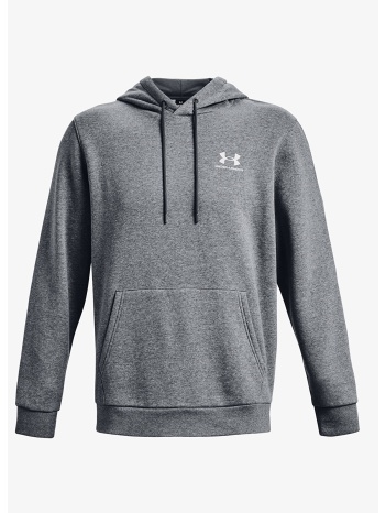 φούτερ under armour essential fleece hoodie gray s σε προσφορά