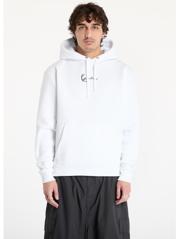 φούτερ karl kani kk small signature hoodie white l σε προσφορά