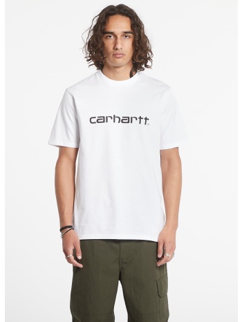 φανελάκι carhartt wip s/s script t-shirt white/ black xs