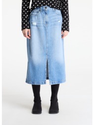φούστα tommy jeans claire midi skirt denim 25