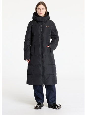 παλτό ea7 emporio armani caban coat black l σε προσφορά