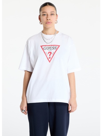 μπλουζάκι guess jeans oversized iconic tee pure white l σε προσφορά