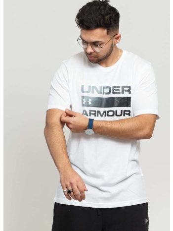 μπλουζάκι under armour team issue wordmark ss tee white s σε προσφορά