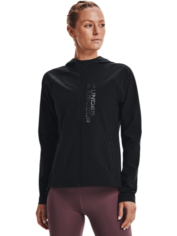 μπουφάν under armour outrun the storm jacket black s σε προσφορά