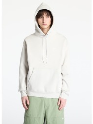 φούτερ nike solo swoosh men`s fleece pullover hoodie light bone/ white xs