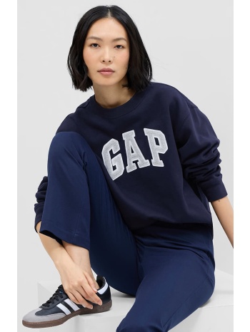 φούτερ gap crewneck logo sweatshirt navy uniform xxs