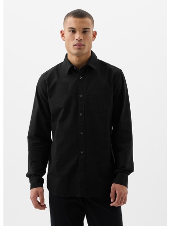 πουκάμισο gap stardard oxford shirt true black m