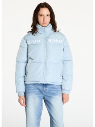 μπουφάν karl kani retro essential puffer jacket light blue m