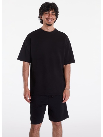 μπλουζάκι urban classics light terry t-shirt crew black m σε προσφορά