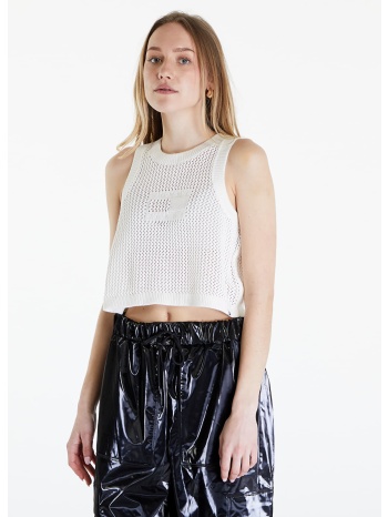 tommy jeans open stitch flag tank top ancient white s σε προσφορά