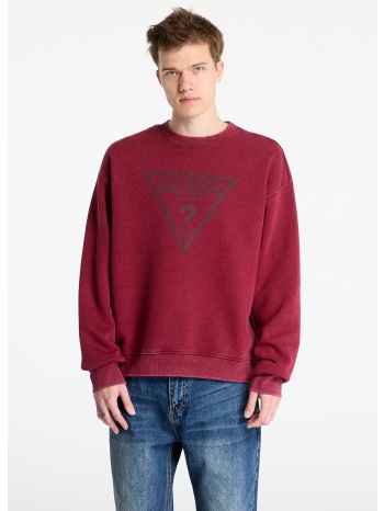 φούτερ guess originals go vintage triangle crewneck vino σε προσφορά