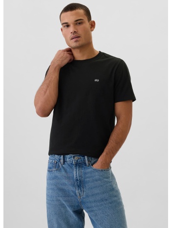 φανελάκι gap micro logo crew true black xs