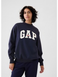 φούτερ gap mockneck pullover navy uniform s