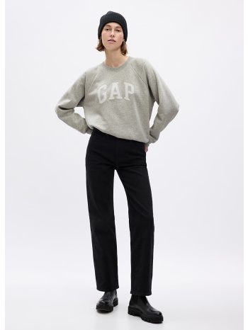 φούτερ gap logo sweatshirt light heather grey xxs