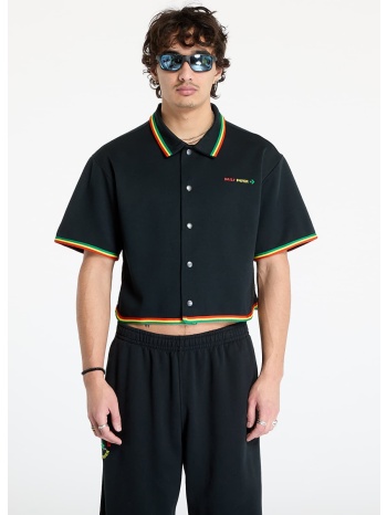 πουκάμισο converse x daily paper cropped shirt black s σε προσφορά