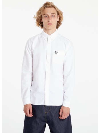 πουκάμισο fred perry oxford shirt white m σε προσφορά