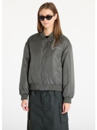μπουφάν karl kani chest signature bomber jacket grey s