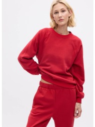φούτερ gap pullover crew modern red s