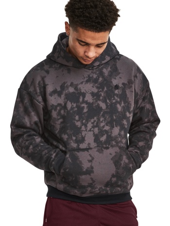 φούτερ under armour curry acid wash hoodie jet gray m σε προσφορά