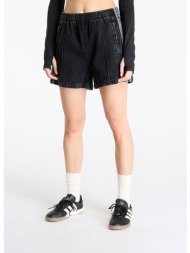 adidas firebird adicolor denim short black/ true black denim xs