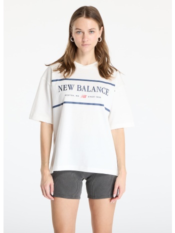 μπλουζάκι new balance athletics nautical t-shirt seasalt xs σε προσφορά