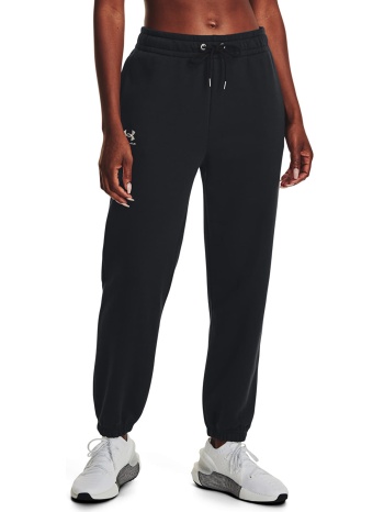 κολάν under armour essential fleece joggers black m
