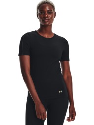 μπλουζάκι under armour rush seamless ss black xs