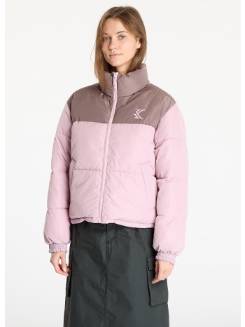 μπουφάν karl kani og reversible puffer jacket rose/ taupe xs σε προσφορά