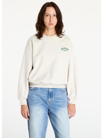 φούτερ wrangler oversized sweat vintage white xs σε προσφορά