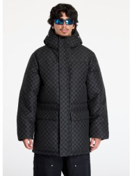 μπουφάν daily paper oba cotton monogram puffer black xs
