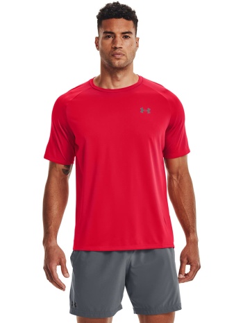 μπλουζάκι under armour tech 2.0 ss tee red s σε προσφορά