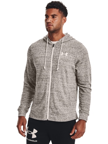 φούτερ under armour rival terry lc fz onyx white l σε προσφορά