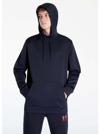 φούτερ under armour fleece hoodie black/ black s σε προσφορά