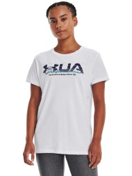 μπλουζάκι under armour ua vintage performance ss white xs