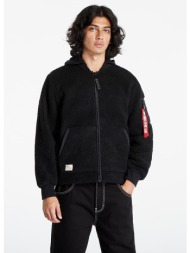 μπουφάν alpha industries teddystoff nylon zh jacket black m