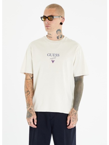 μπλουζάκι guess printed baker logo tee sandy shore multi xs σε προσφορά