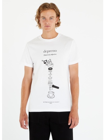 μπλουζάκι urban classics depresso tee white s σε προσφορά