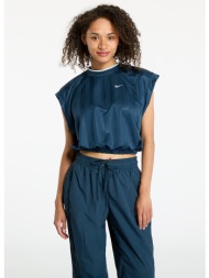 μπλουζάκι nike sportswear collection women`s dri-fit jacquard short-sleeve jersey top armory navy/ a