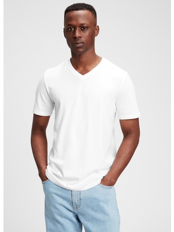 φανελάκι gap classic vneck tee optic white xs