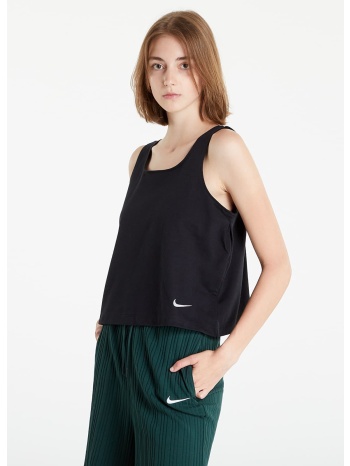 μπλουζάκι nike women`s jersey tank top black/ white m σε προσφορά