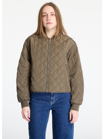 μπουφάν calvin klein jeans quilted jacket gray xs σε προσφορά