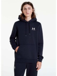 φούτερ under armour essential fleece hoodie black/ white m