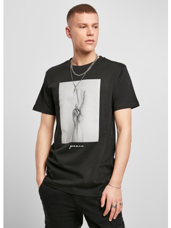 μπλουζάκι urban classics peace sign tee black s σε προσφορά