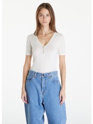 μπλουζάκι lee ss henley ecru s